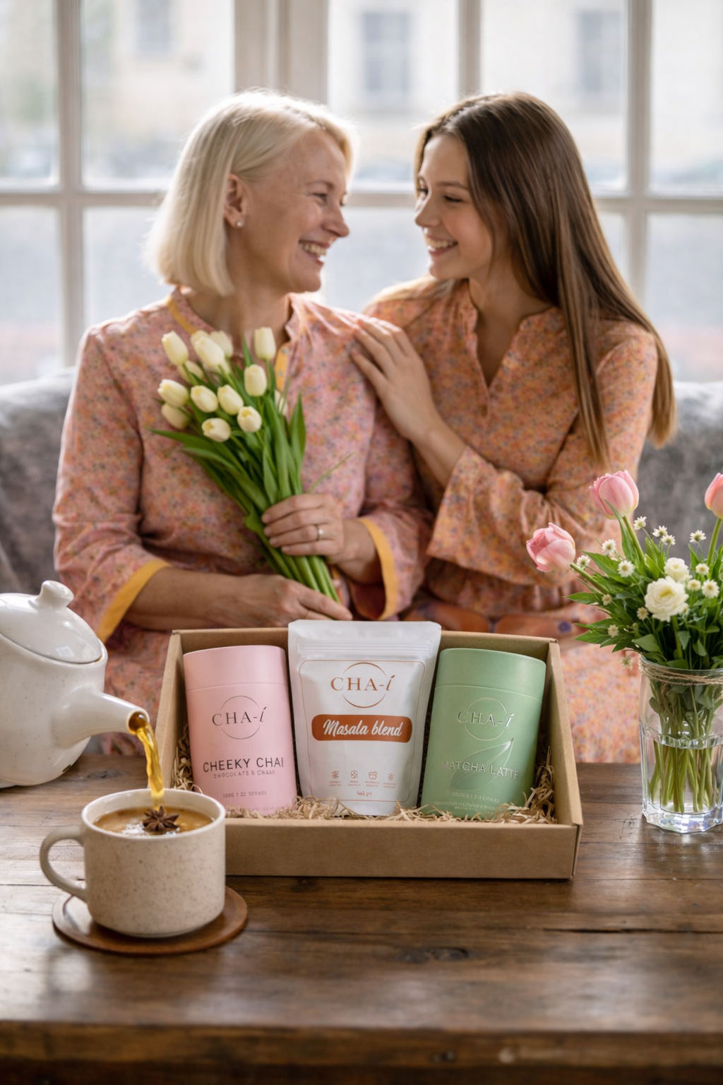 Mother’s Day Ritual Gift Box – Chai, Matcha & Moments